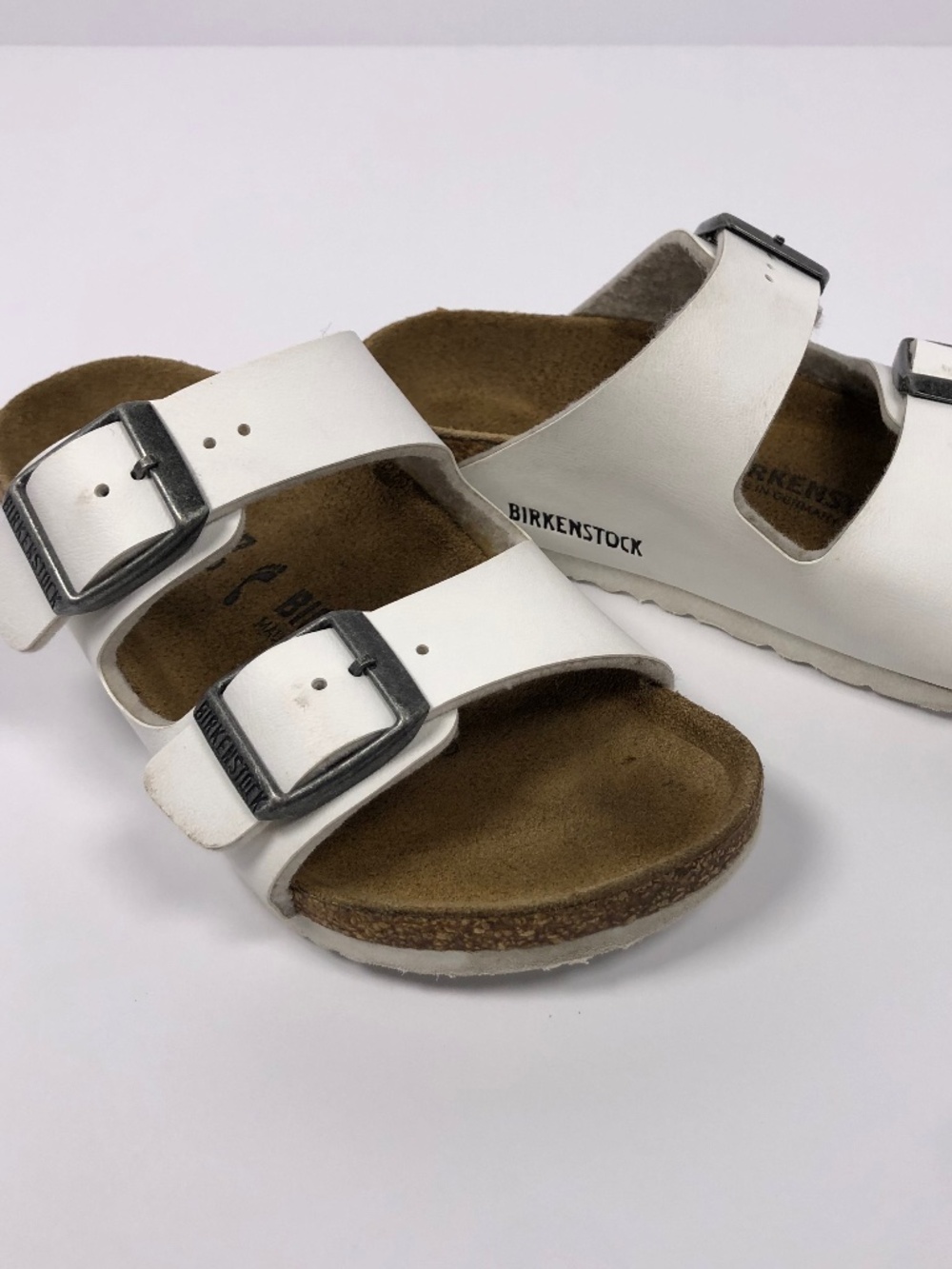 Birkenstock Arizona Kids White Sandals EU 27 Narrow